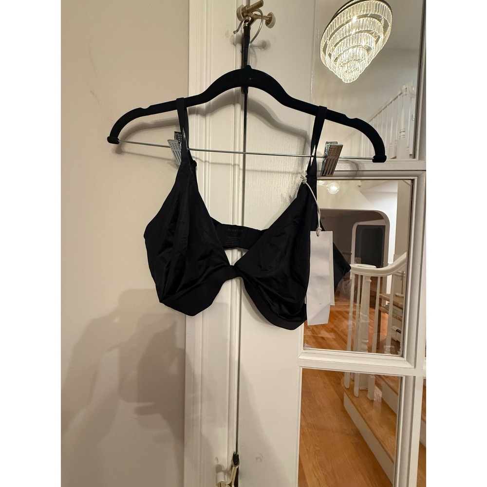 Negative Underwear Glace Triangle Bra Black Size 5 NK-107-01M-5 NWT